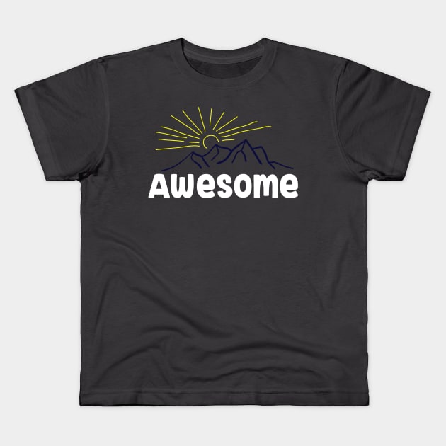 Awesome Kids T-Shirt by DANPUBLIC